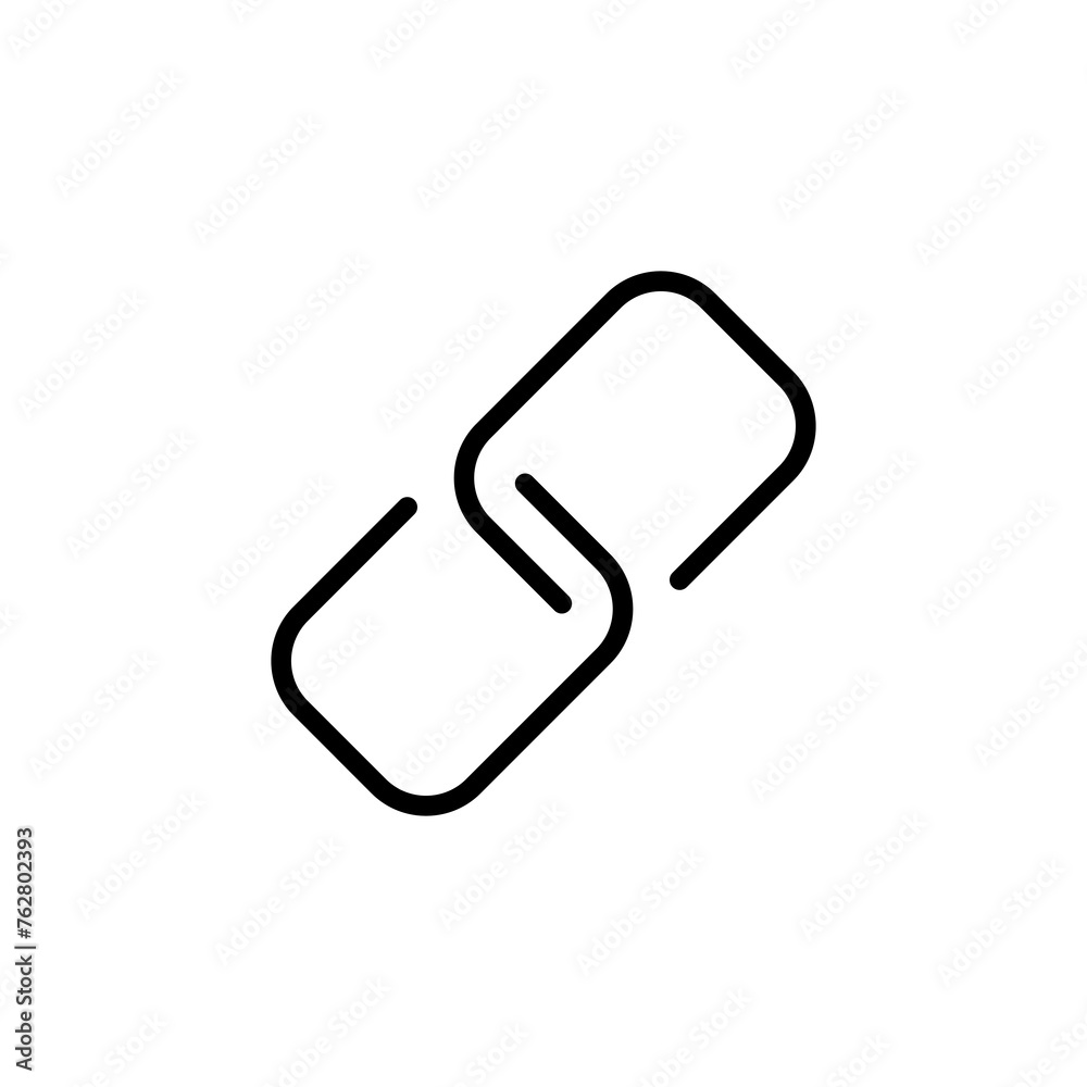 External link symbol icon vector. Link icon isolated on white background. Link vector icon. Hyperlink chain symbol External link symbol icon vector. Link icon isolated on white background. Link vector icon. Hyperlink chain symbol
