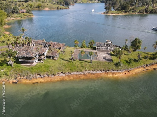 Bild auf Leinwand La Manuela Hacienda Drone 3