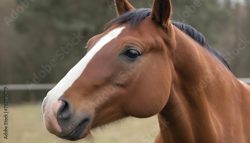 A Horse With Its Nostrils Twitching Sniffing The Upscaled 2 1 © Raina