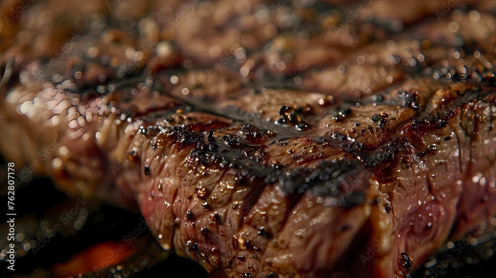 meat illustration for cafe, meat restaurant, signboard for diner