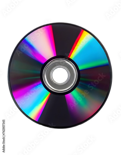 disc, cd isolated on white transparent background with clipping path, for printing and web page, banner design, sticker, png transparent.