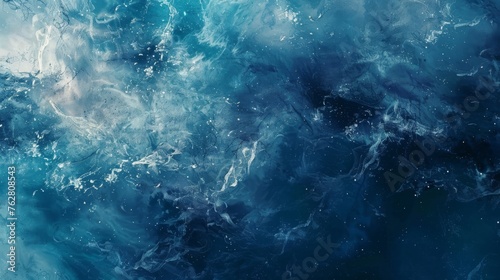 Celestial Nebula Artistic Brushstroke Background AI Generated.