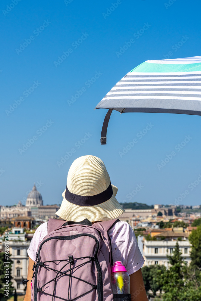 Fototapeta premium Turismo a Roma
