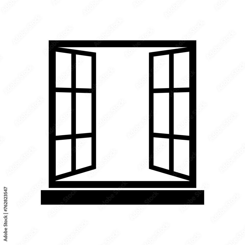 Opened window Opened window