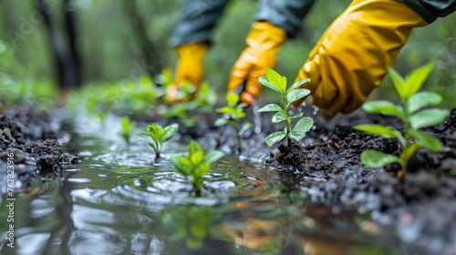 Water conservation is vital for sustainability, ensuring future generations access to clean, plentiful water by promoting efficient use and protecting natural ecosystems.
 photo