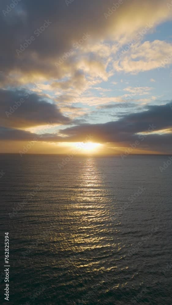 Beautiful sunset over the atlantic ocean Beautiful sunset over the atlantic ocean
