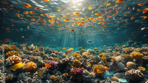 Ocean conservation, within the framework of sustainability, employs interdisciplinary approaches to mitigate anthropogenic impacts, safeguarding marine ecosystems and biodiversity.
 photo