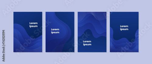 Set of modern poster template with dynamic shapes. Universal cover Designs for Annual Report, Brochures, Flyers, Presentations, Leaflet, Magazine.