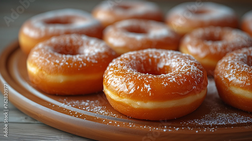 donuts with icing sugar