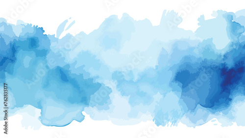 Free blue watercolor. blue watercolor background  photo