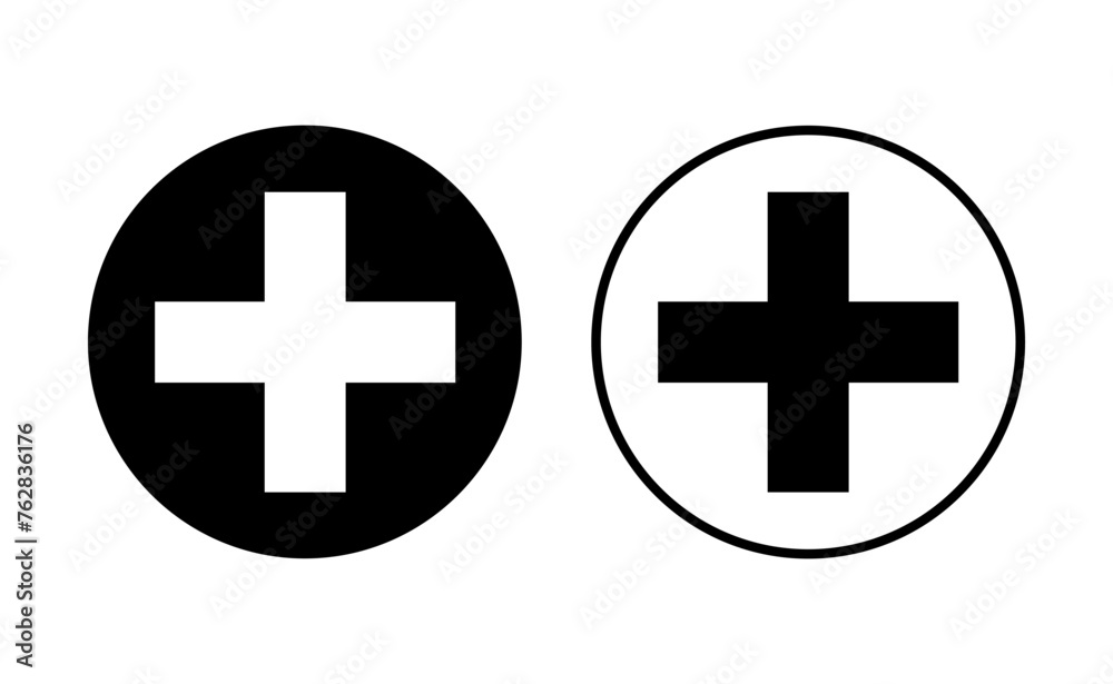 Plus Icon set. Add plus icon Plus Icon set. Add plus icon