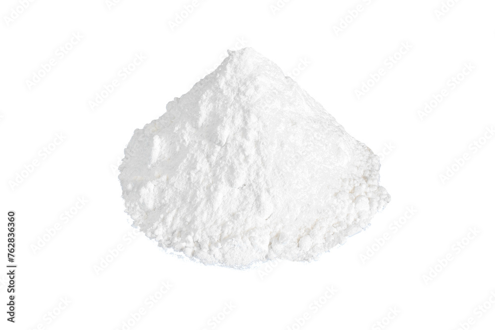 heap of boric acid powder,top view,cutout transparent background,png format - obrazy, fototapety, plakaty 