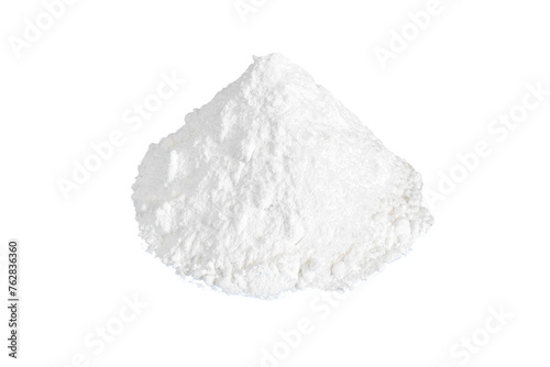 heap of boric acid powder,top view,cutout transparent background,png format photo