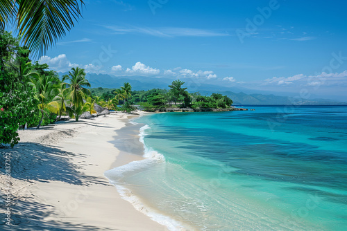 Jamaican tropical beach travel  © rouda100