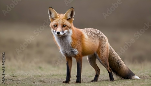 A Fox With Its Ears Back Scared Upscaled 7 © Samina