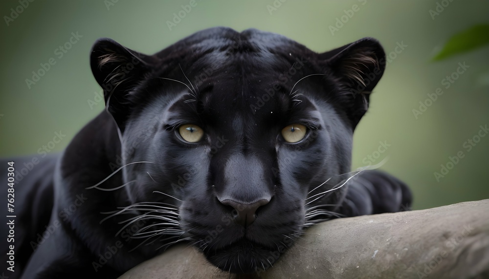 A Panther With Its Eyes Half Closed Savoring A Mo Upscaled 4
