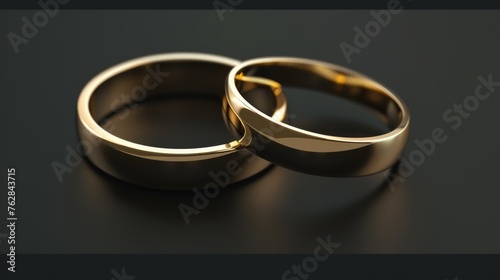 A pair of wedding rings, representing the universal symbol of love and commitment shared between partners