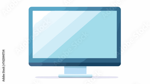 Illustration of monitor. Computer equipment and wor