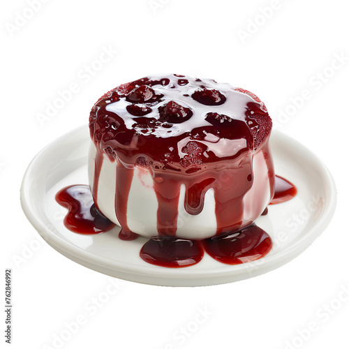 Blodpudding, transparent background, isolated image, generative AI photo