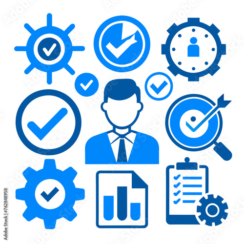 Car service icon set with black stroke and white background. Auto service, car repair icon set. Car service and garage.