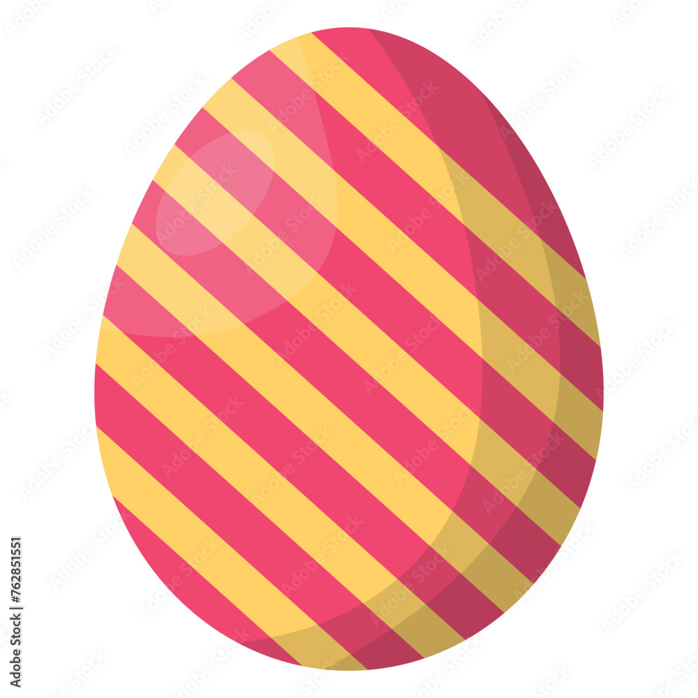 Easter Egg Icon. Easter Day Celebration. Vector Illustration.