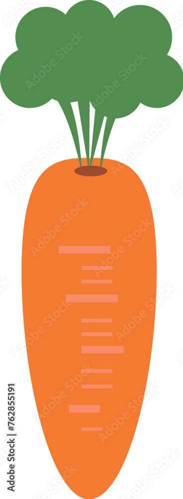 Flat design carrot Flat design carrot