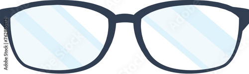 Eyeglasses flat design