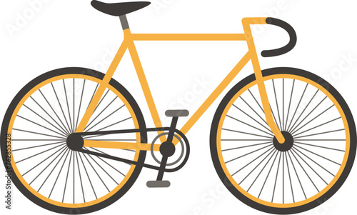 Flat design bike