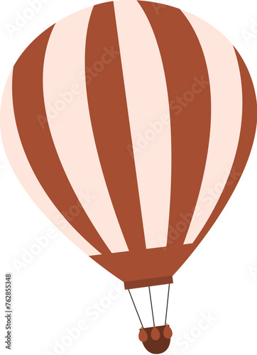 Flat hot air balloon