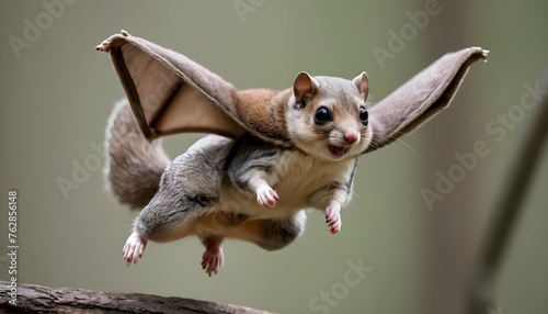 A Flying Squirrel With Its Wings Folded Back Read Upscaled 7