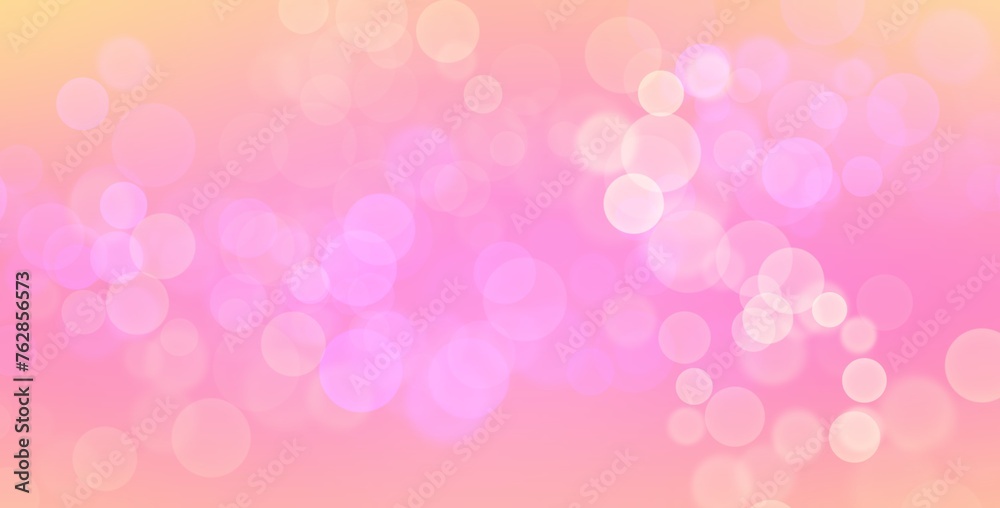 golden bokeh in pink background