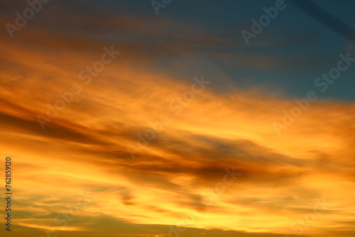 sunset in the sky © Denis