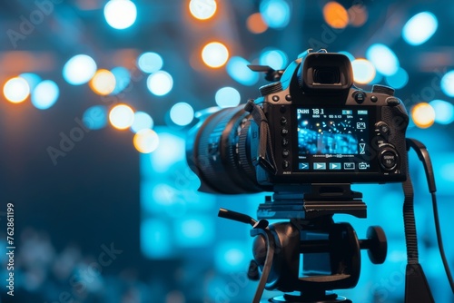 Digital camera with a bokeh background