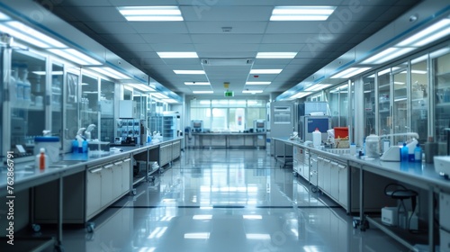 Modern vacant laboratory with clean and sterile equipment © Georgii