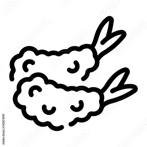 tempura Line Icon