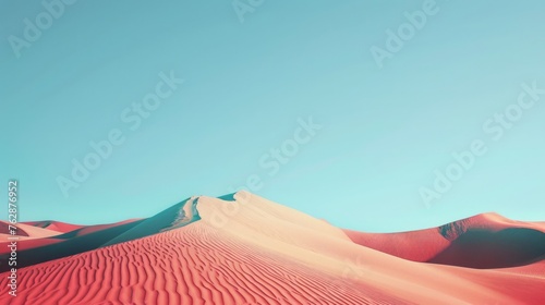 a sand dune is the most beautiful place in the world