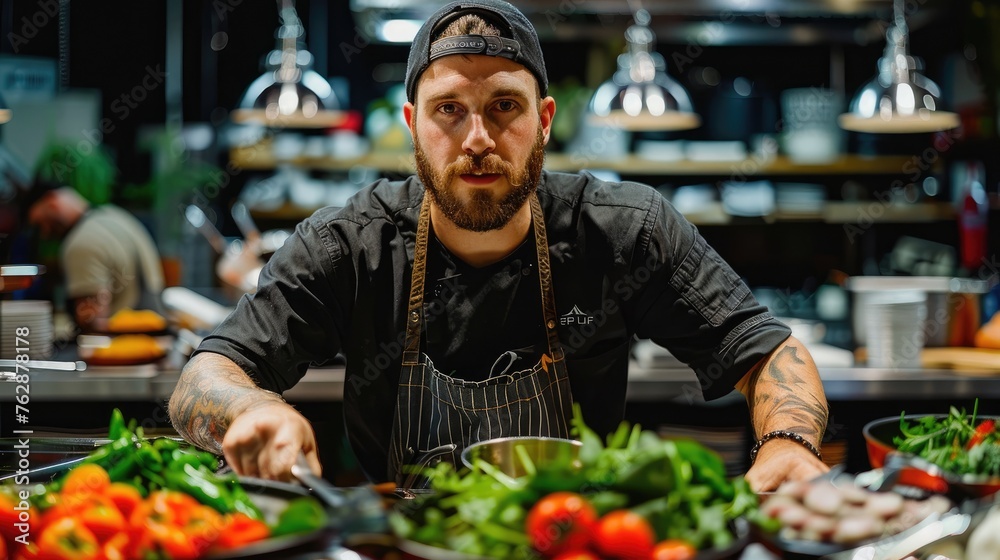 Plant-based cooking demonstration