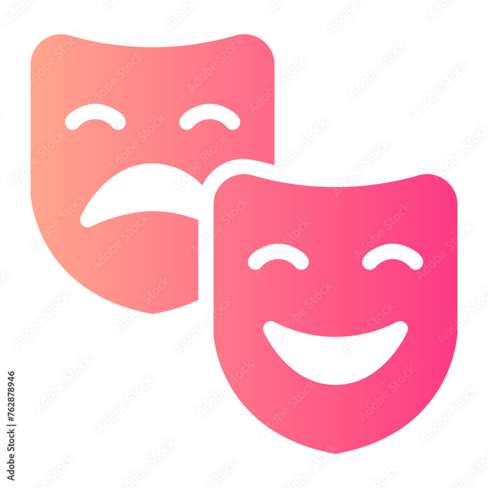 theater gradient icon