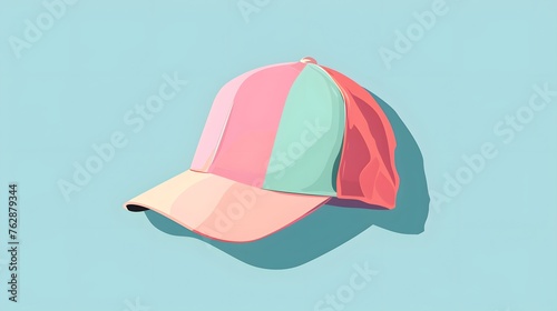 Stylish Pastel Baseball Cap: Trendy Summer Fashion Accessory