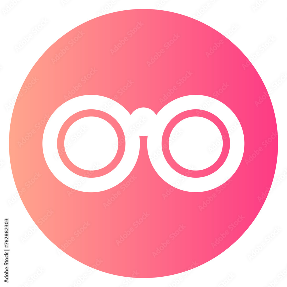 binoculars gradient icon binoculars gradient icon