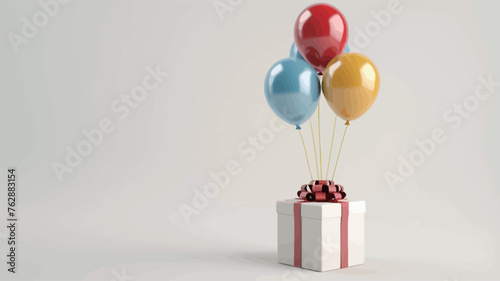 a box with balloons on it that says quot balloons quot on it