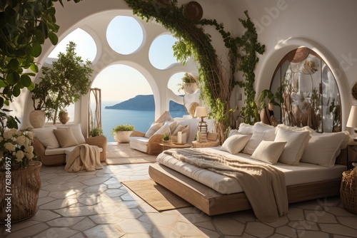 dream villa in Capri Italy bedroom © sunchai