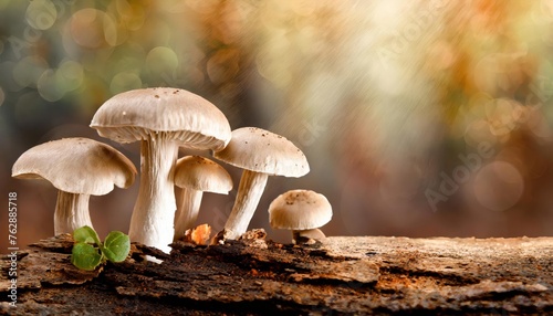 Closeup of a bunch of mushrooms
