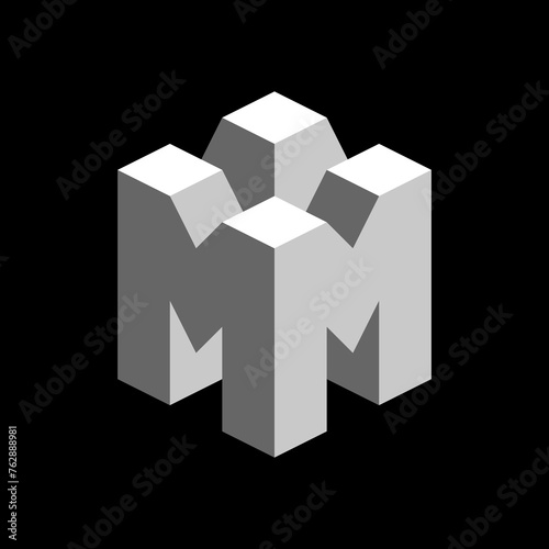 Dynamic optical illusion. Geometric shapes and soft colors create a unique visual dimension. Suitable for graphic design and artistic backgrounds.