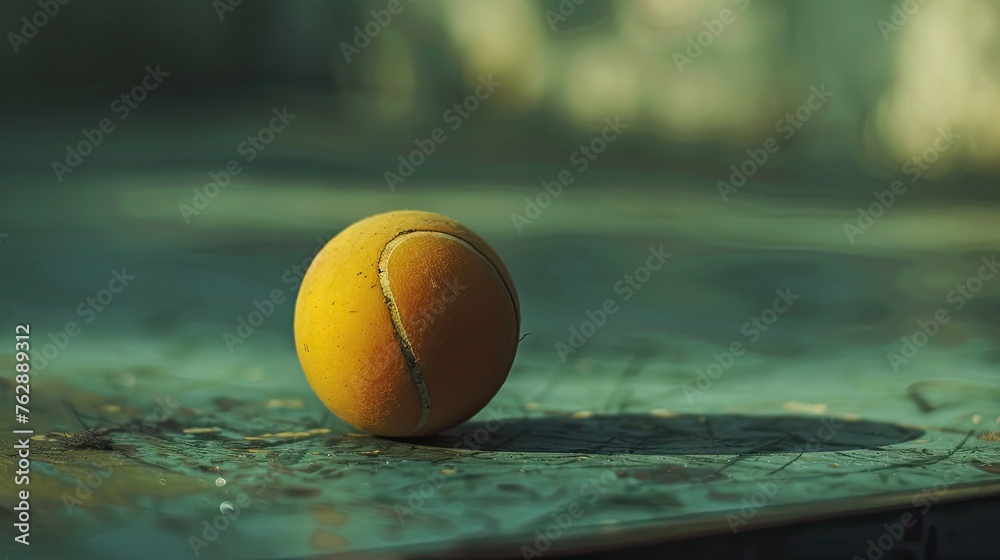 Close up, Sun set view of table tennis bowl