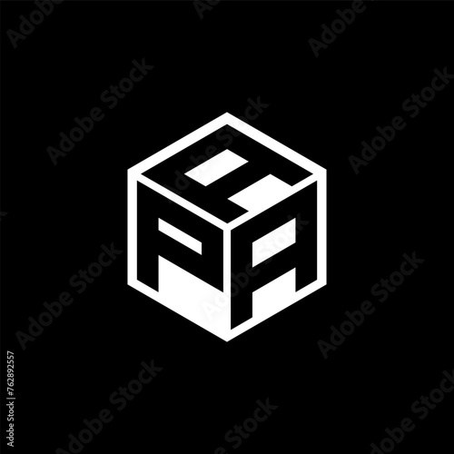 PAA letter logo design in illustration. Vector logo, calligraphy designs for logo, Poster, Invitation, etc.