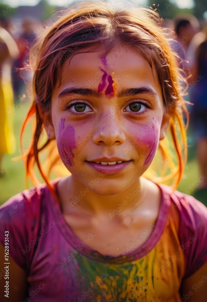holi festival of colours, portrait of happy people, girl, boy, child, holi powder holi festival of colours, portrait of happy people, girl, boy, child, holi powder