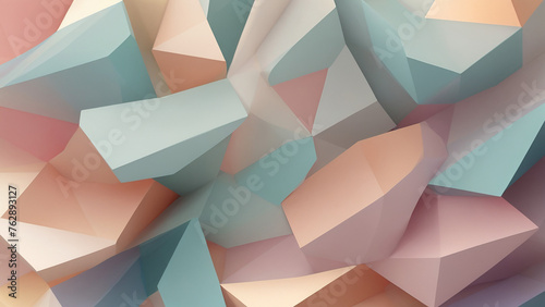 abstract background in pastel tones with geometric shapes