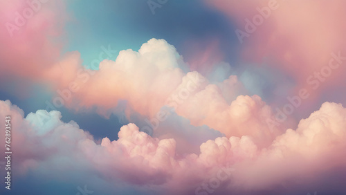 abstract pastel background reminiscent of cotton candy clouds