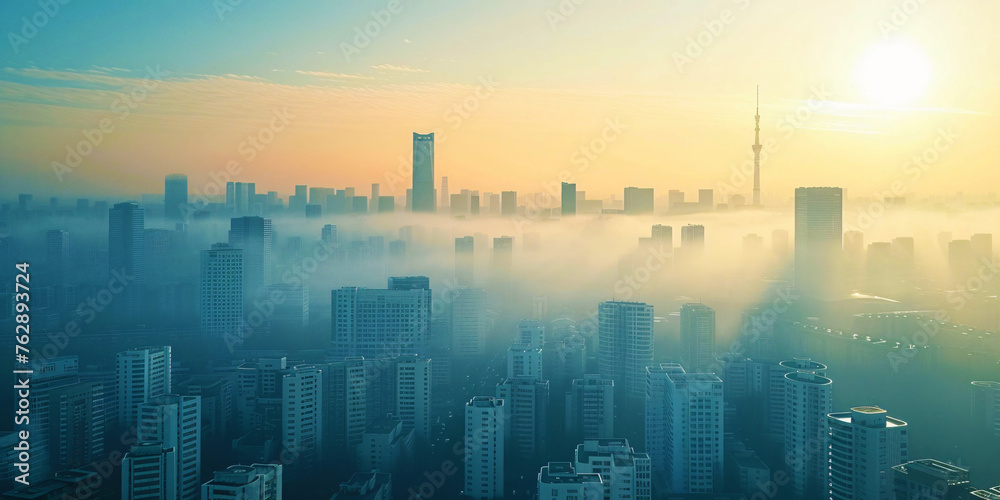 pollution in the city